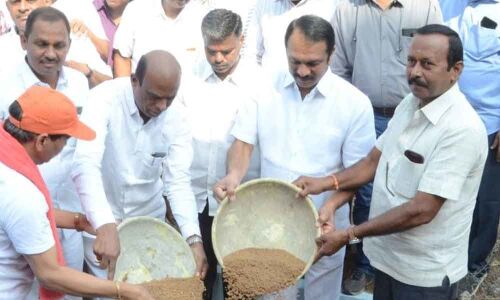 Water harvesting pits restored in Chandrapuri