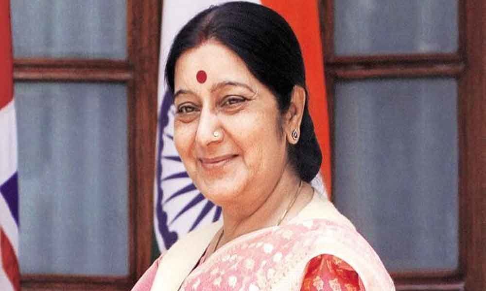 Sushma Swaraj to visit Kyrgyzstan on Tuesday for meet