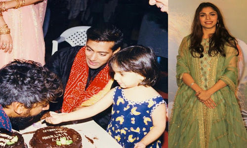 Salman Khan shares a throwback image with Sanjay Leela Bhansalis niece Sharmin Segal and wishes for her film Malaal