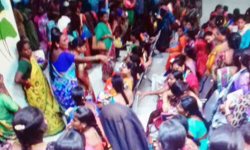 Test of patience for pregnant women in Bhongir