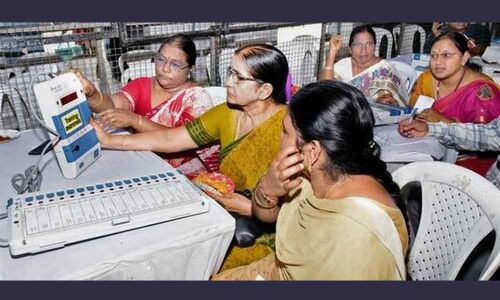 Polling staff given training on counting of votes