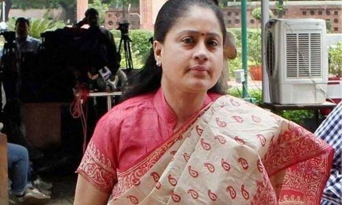 Vijayashanti ridicules exit polls