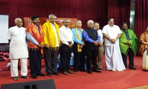 Scribes felicitated on Narada Jayanti