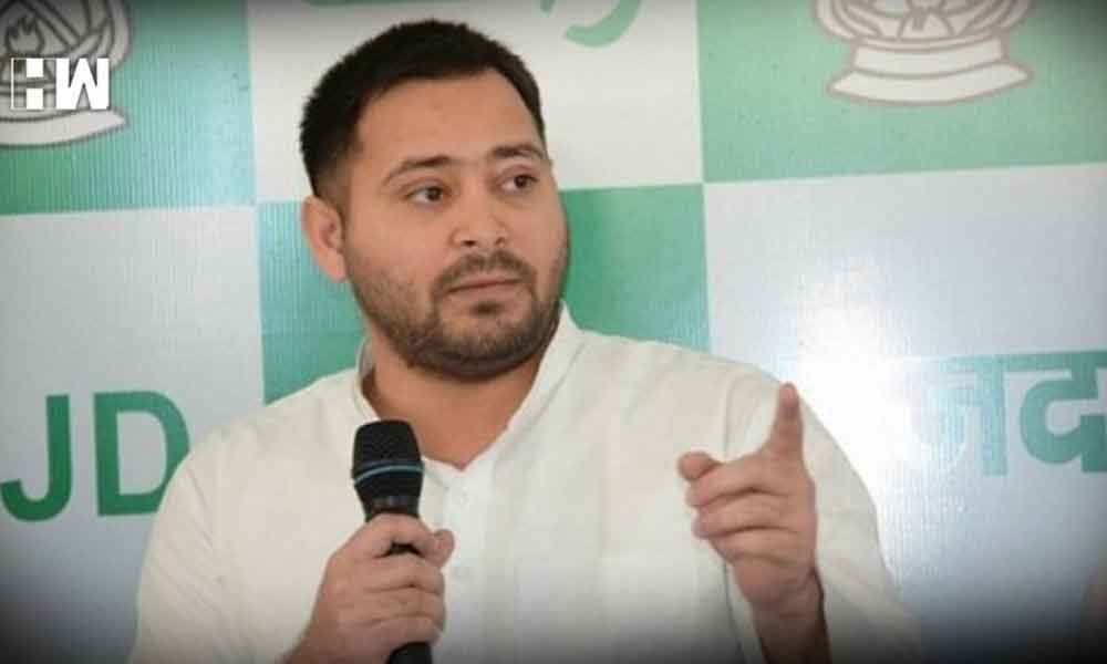 NDA attacks Tejashwi after he fails to vote, RJD blames it on wrong photo