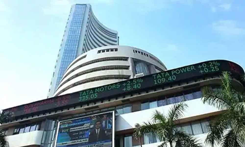 Sensex ends 382 points lower after record high