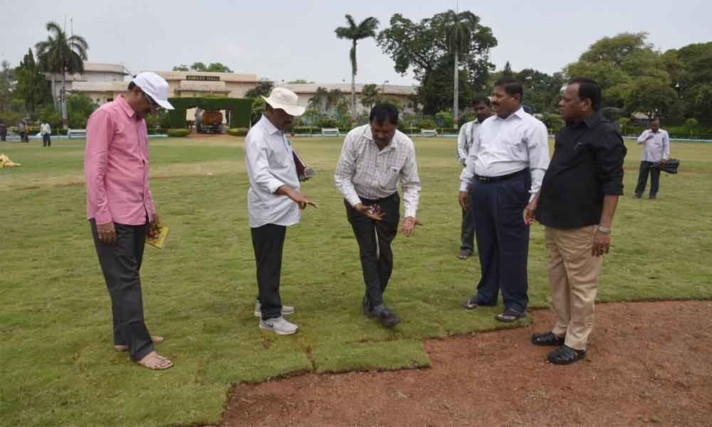 Bagh-e-Aam gets facelift for Telangana formation fete