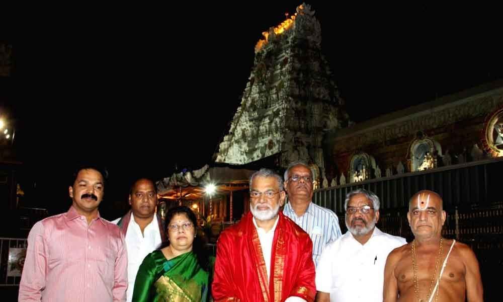 Ahead of PSLV launch, Isro chairman prays at Tirumala