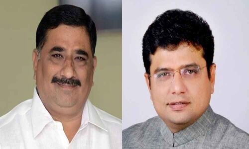 Kalava Srinivasulu, Sridhar Babu visits Tirumala temple