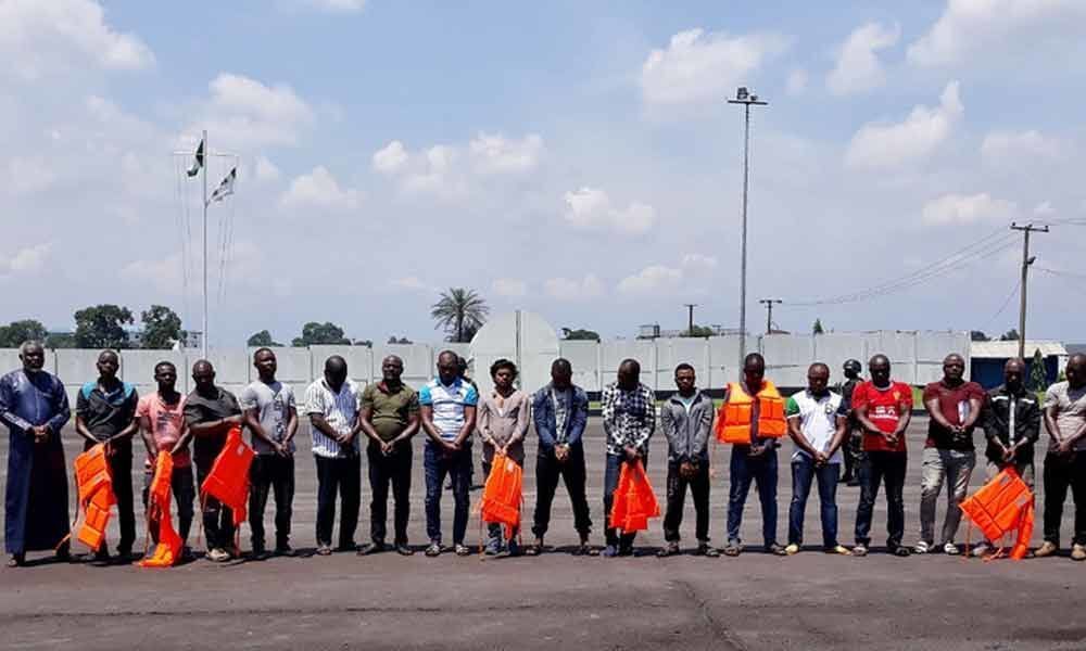 Indian, 17 others nabbed for illegal bunkering in Nigeria
