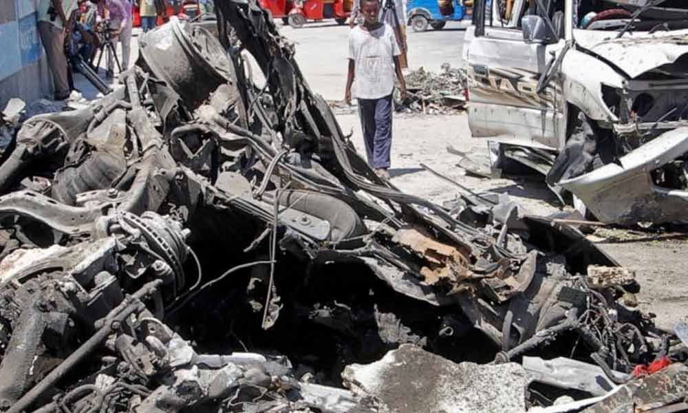 Suicide car bomb kills at least 9 in Somalias capital