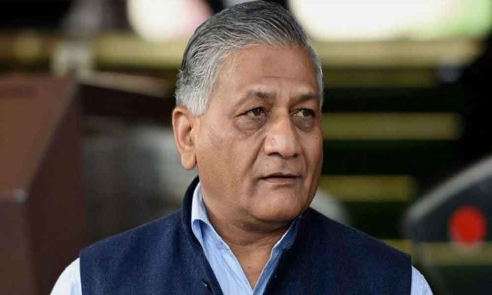 Union Minister Gen V.K. Singh leading by over 50K votes from Ghaziabad