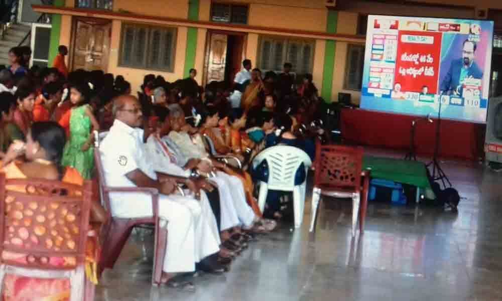 Man live streams poll results at daughters wedding venue in Choutuppal
