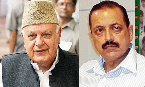 Farooq Abdullah, Jitendra Singh leading in early trends in J-K