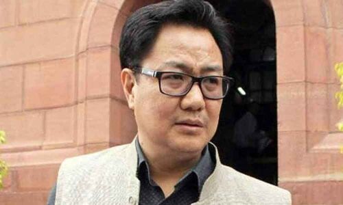 Rijiju leading from Arunachal West constituency
