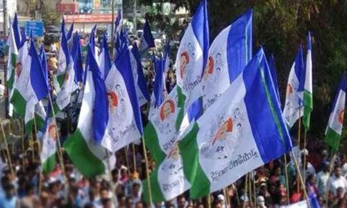 YSRCP activists conduct victory rally at Proddatur