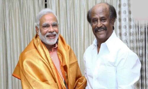 Rajinikanth congratulates Modi