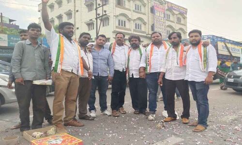 Supporters erupt in joy over Revanths win