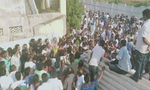 YSRCP activists celebrate victory