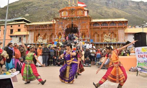 Dancing for the devout in Himalayas