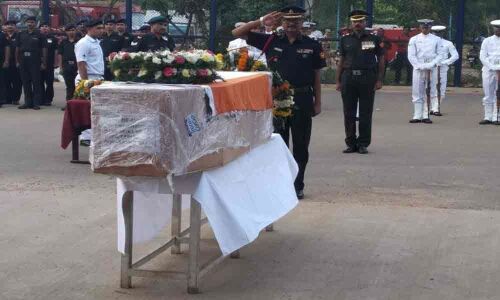 Tributes paid to Lance Naik Prabhakar