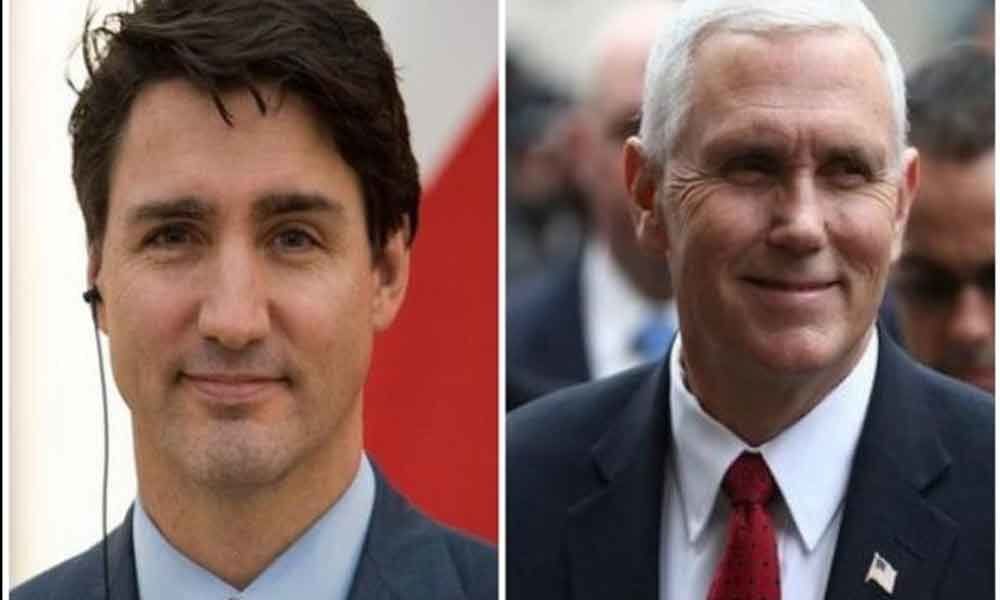 Canadas Justin Trudeau, US Mike Pence congratulate PM Modi