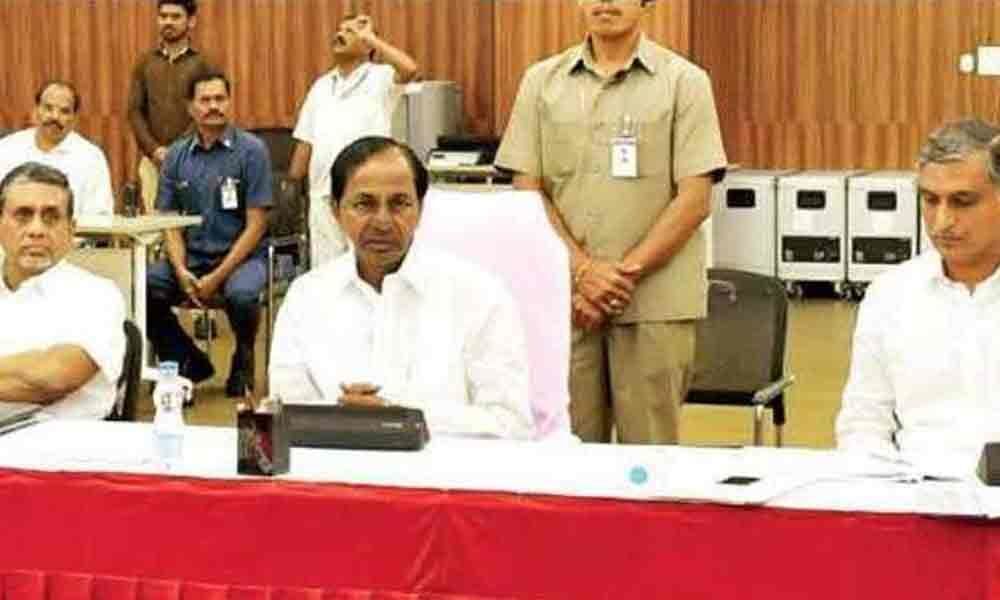 CM KCR holds review meeting on Kaleshwaram project