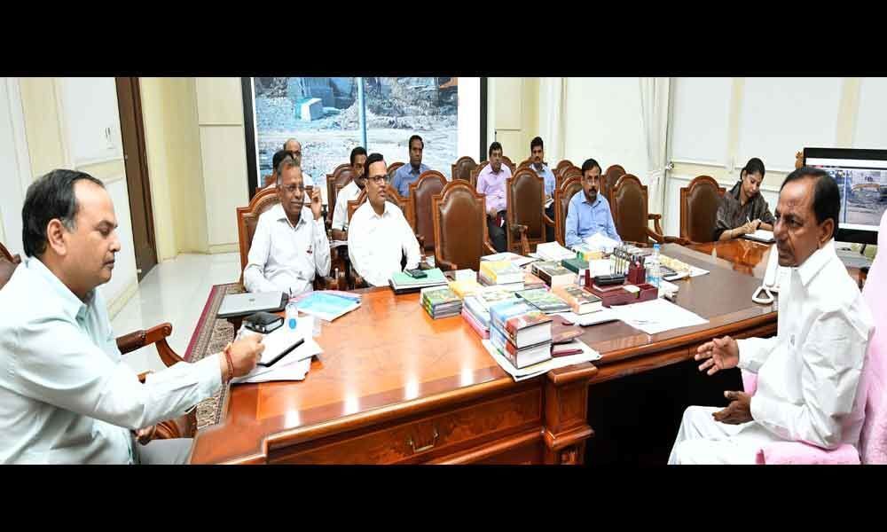 KCR prod on broad strategy for canal system