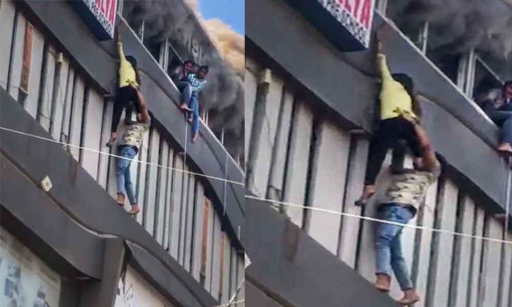 Students jump to death to escape from inferno