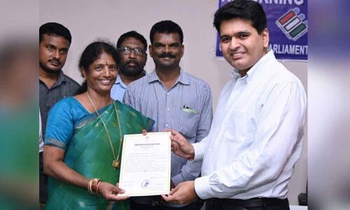 YSRCP candidate Vanga Geeta wins Kakinada MP seat