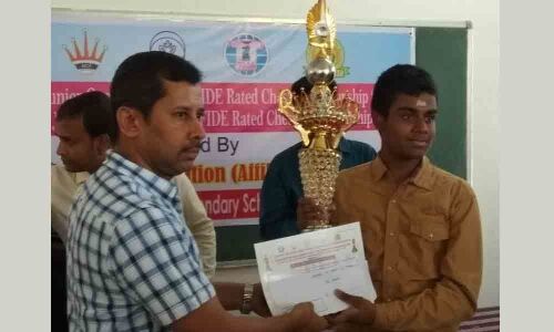 Velammal student excels in chess