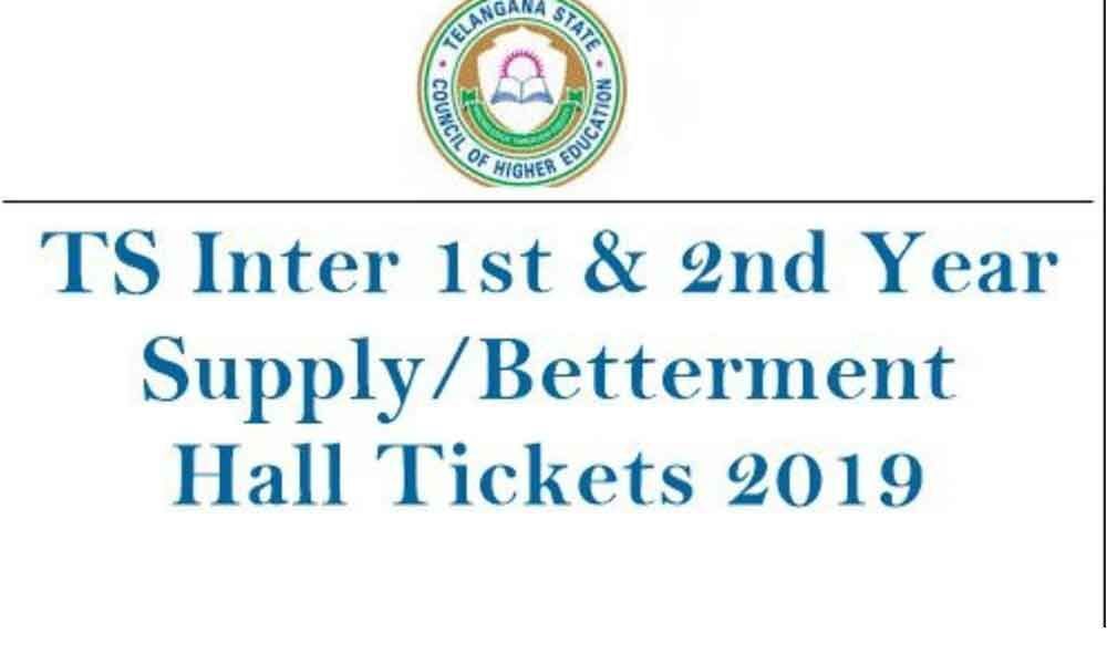 Telangana inter 2019 hall tickets for supplementary exam to be out today
