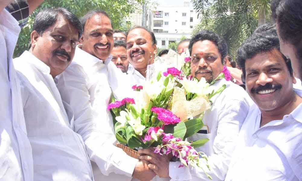 Newly-elected Chevella MP Dr Ranjith feted