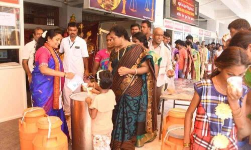 Free buttermilk distributed