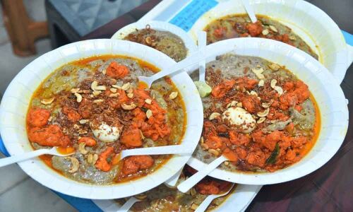 Haleem lovers make merry