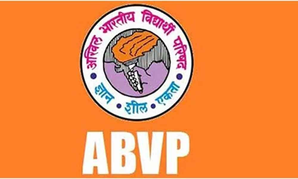 ABVP protests against land encroachments