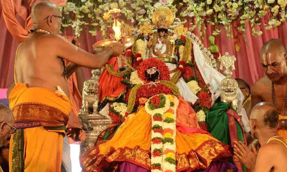 Sita Rama celestial wedding in Telangana Bhavan to mark State Formation Day