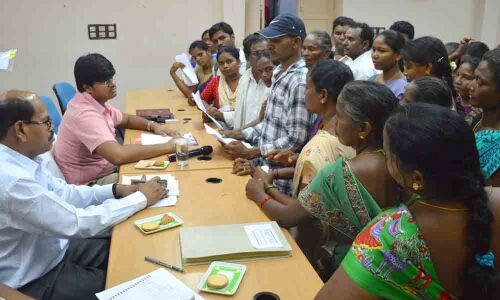 Over 300 pleas received during Girijana Darbar in Bhadrachalam