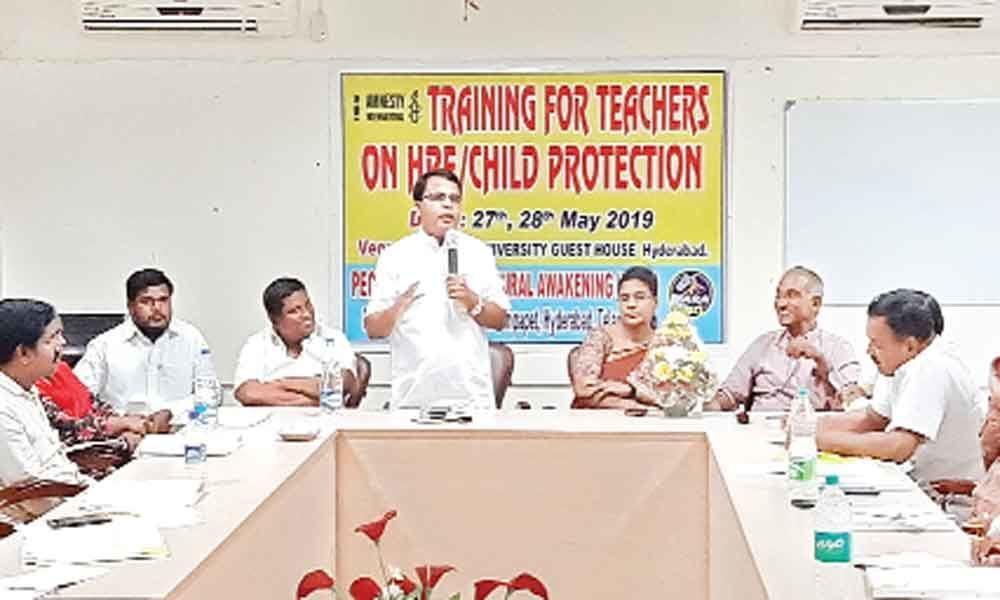 Awareness meet held for HRC guide teachers