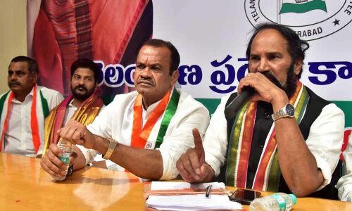 Telangana people have rejected TRS arrogance: Uttam