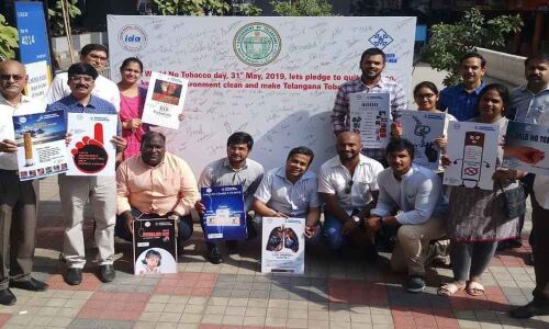 1,000 sign up for Anti tobacco campaign