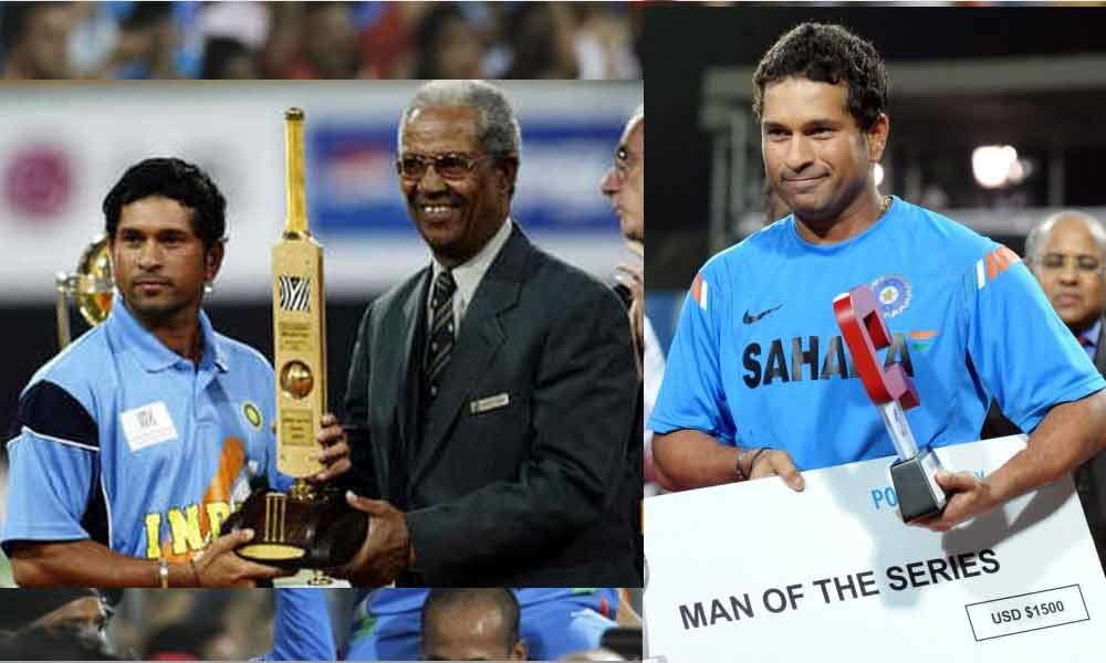 Sachin Tendulkar holds most number of 'Man of the Matches' in the World Cup