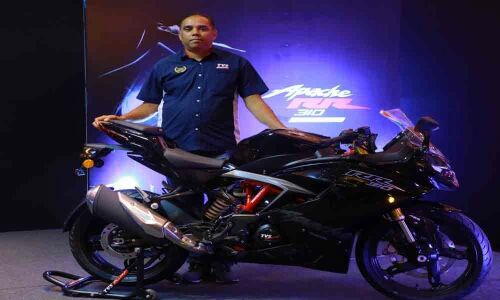 TVS rides in upgraded Apache RR 310 bike