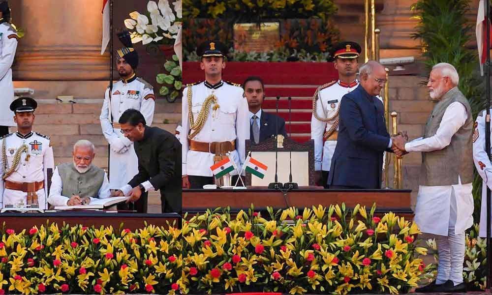 Modi takes oath as PM for second term