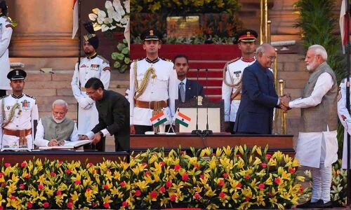 Modi takes oath as PM for second term