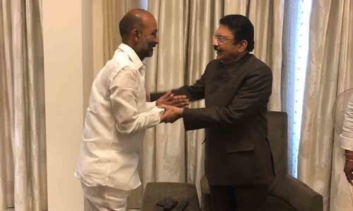 One more BJP successor from Karimnagar LS constituency: Vidyasagar Rao