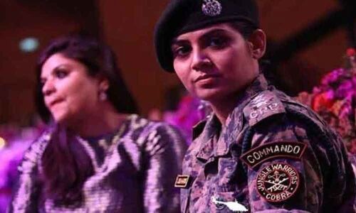 Woman CoBRA commando from Bastar sets example