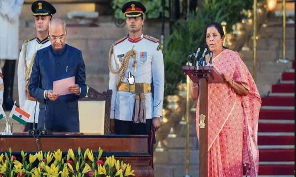 Nirmala Sitharaman gets Finance Ministry