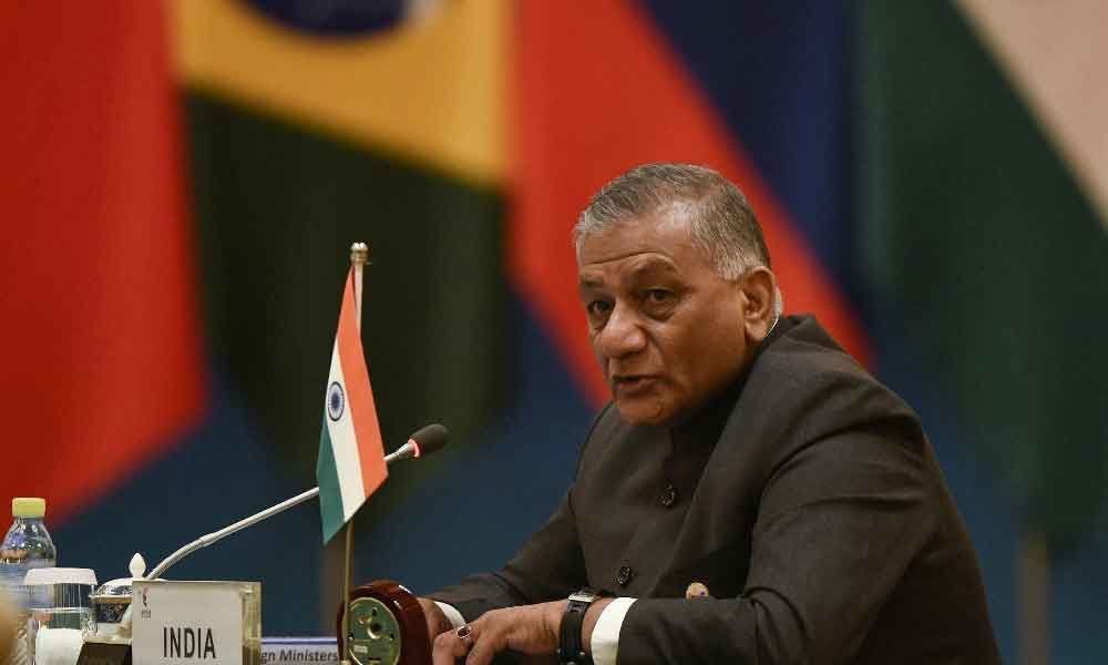 V.K. Singh shifted from External Affairs Ministry