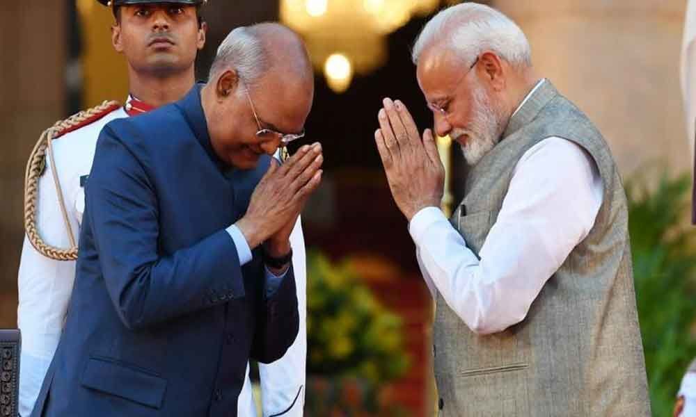 Decisive mandate for PM Modi to build new India: President Kovind