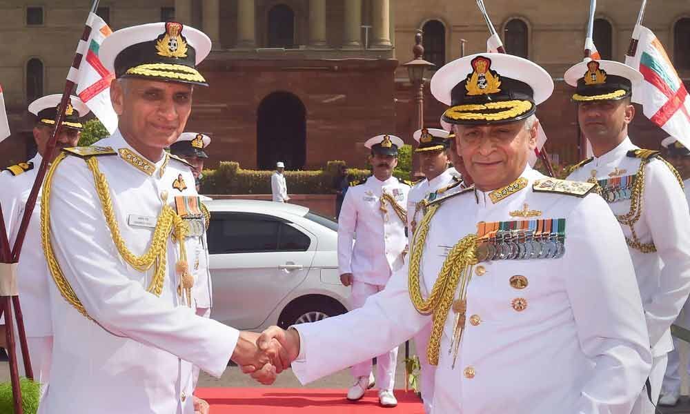 Admiral Karambir Singh takes over as Navy Chief